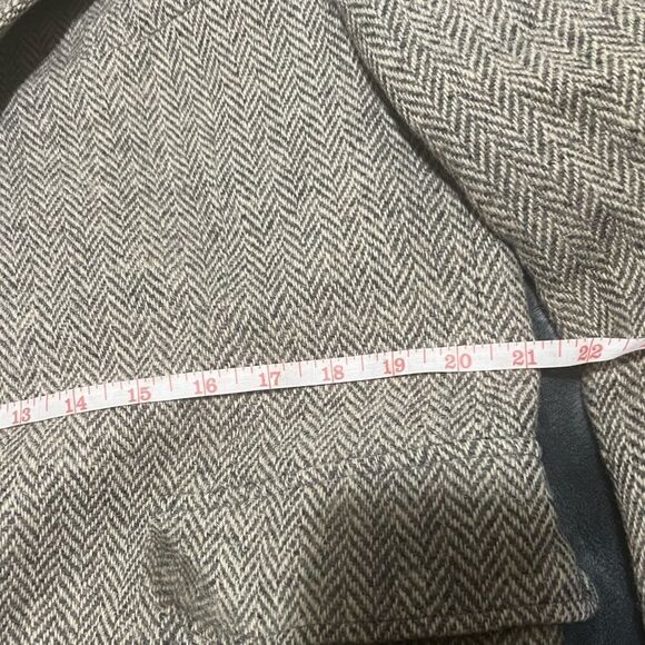 Vintage tweed wool jacket brown button super dope and classic tweed - Picture 3 of 5